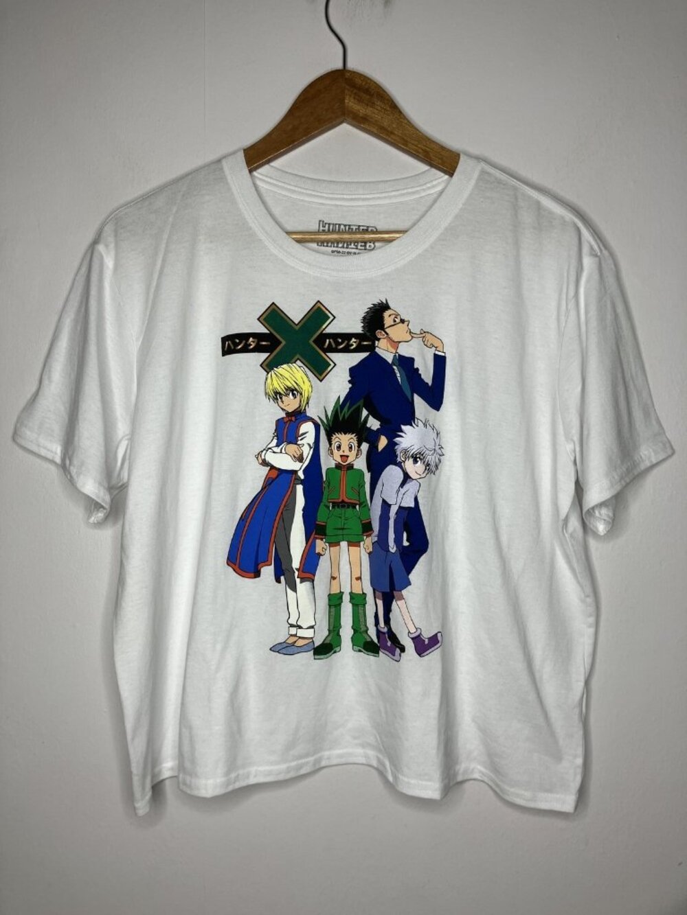 Hunter x Hunter Anime T-Shirt Women's XXL Cropped Boxy T-Shirt